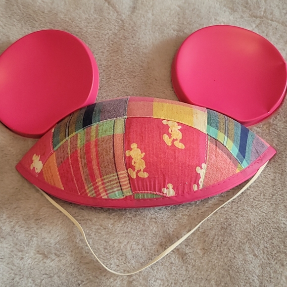 Disney Accessories - 🦖Pink Plaid Mickey Ears free with $20 bundle